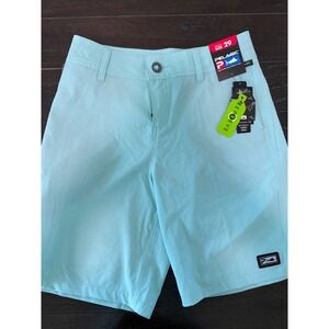 Pelagic Deep Sea Hybrid Shorts Youth Size 29 Seafoam Green Fishing Boardshorts